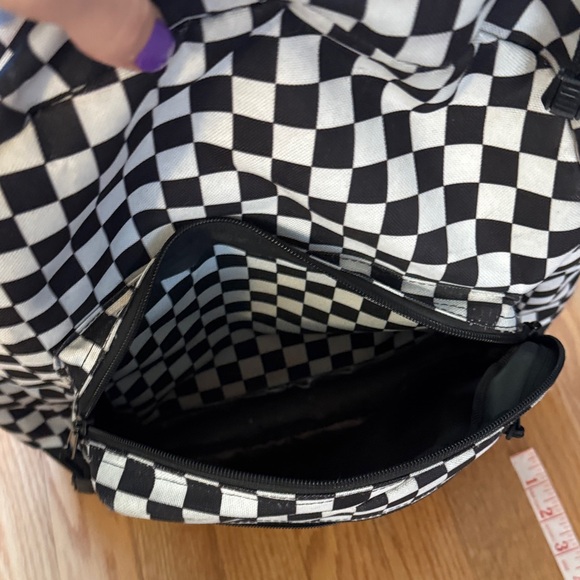Yak Pak Black & White Checkerboard Backpack - Picture 6 of 9